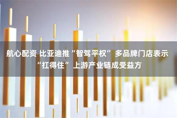 航心配资 比亚迪推“智驾平权” 多品牌门店表示 “扛得住” 上游产业链成受益方